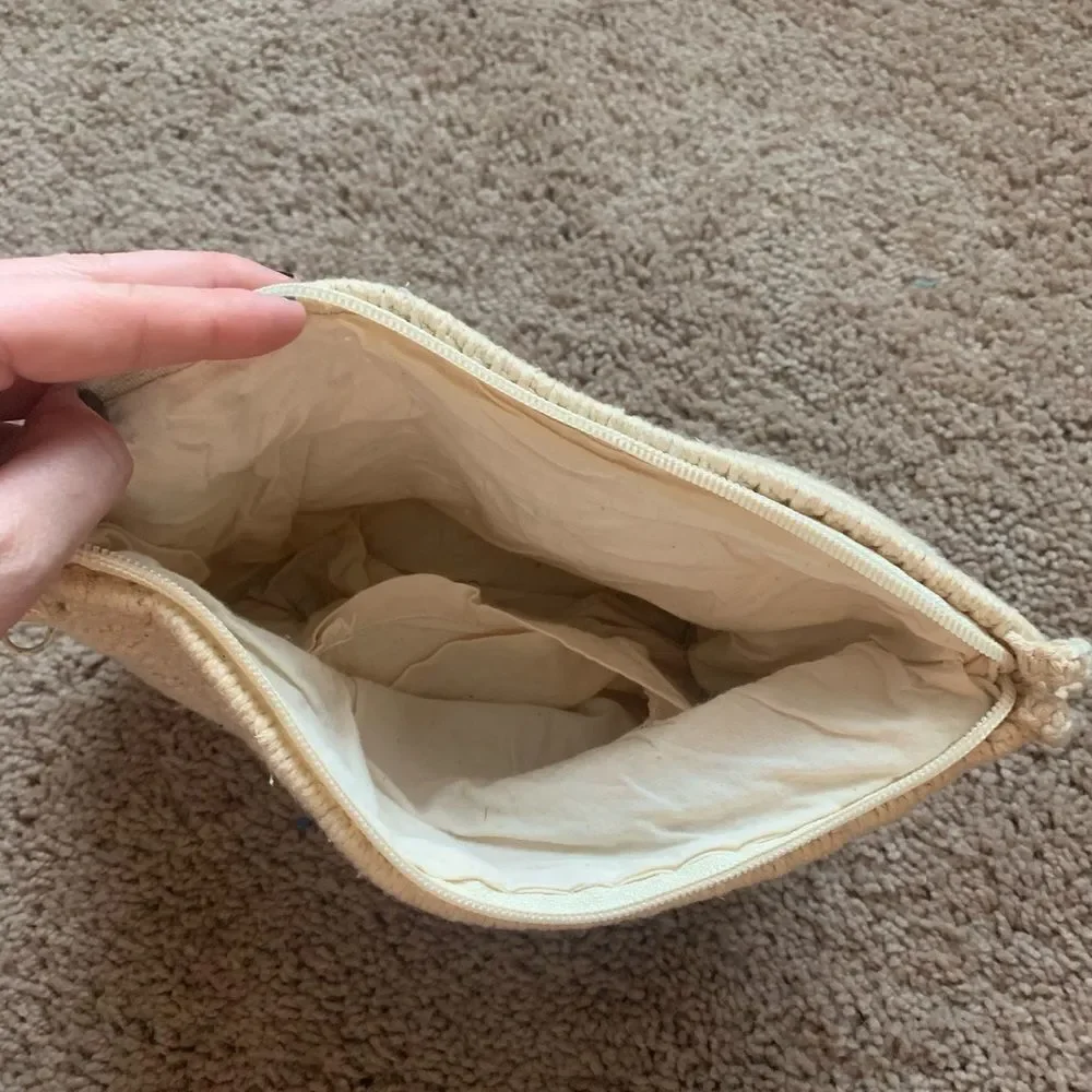 Macrame boho wristlet
